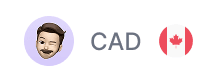 illustration of canada dollar