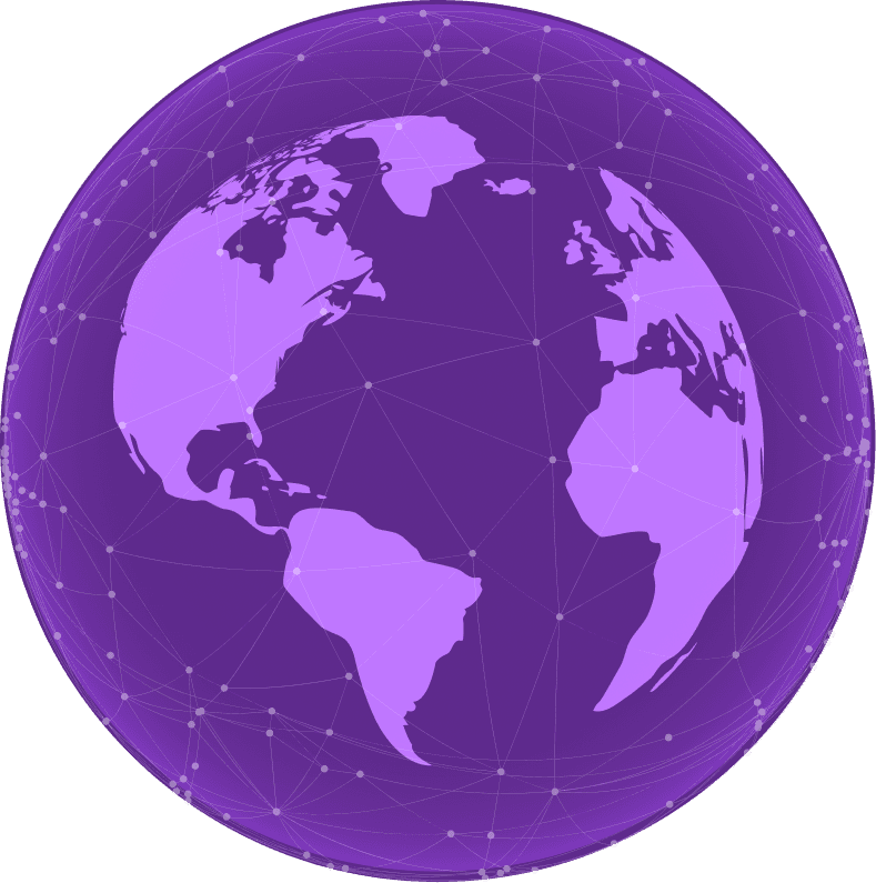 globe showing our connetivities